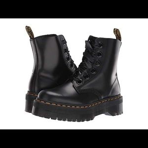 Molly Buttero Black Platform Boots